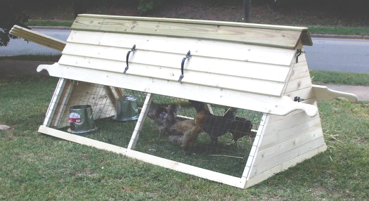 Plans for chicken tractors - ideal small chicken coop